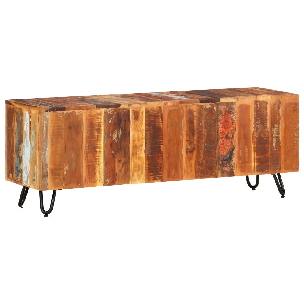 Mobile Porta TV 110x30x40 cm in Legno Massello Riciclato 337842