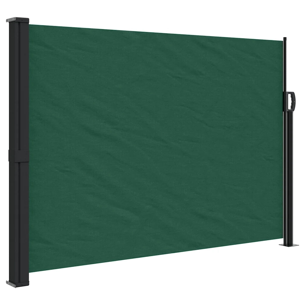 Tenda da Sole Laterale Retrattile-Tenda parasole per giardino Verde Scuro 140x300 cm