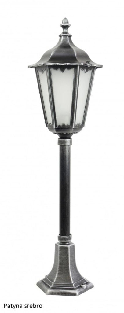 Lampione da giardino Retro 84cm E27 nero IP43 SU-MA