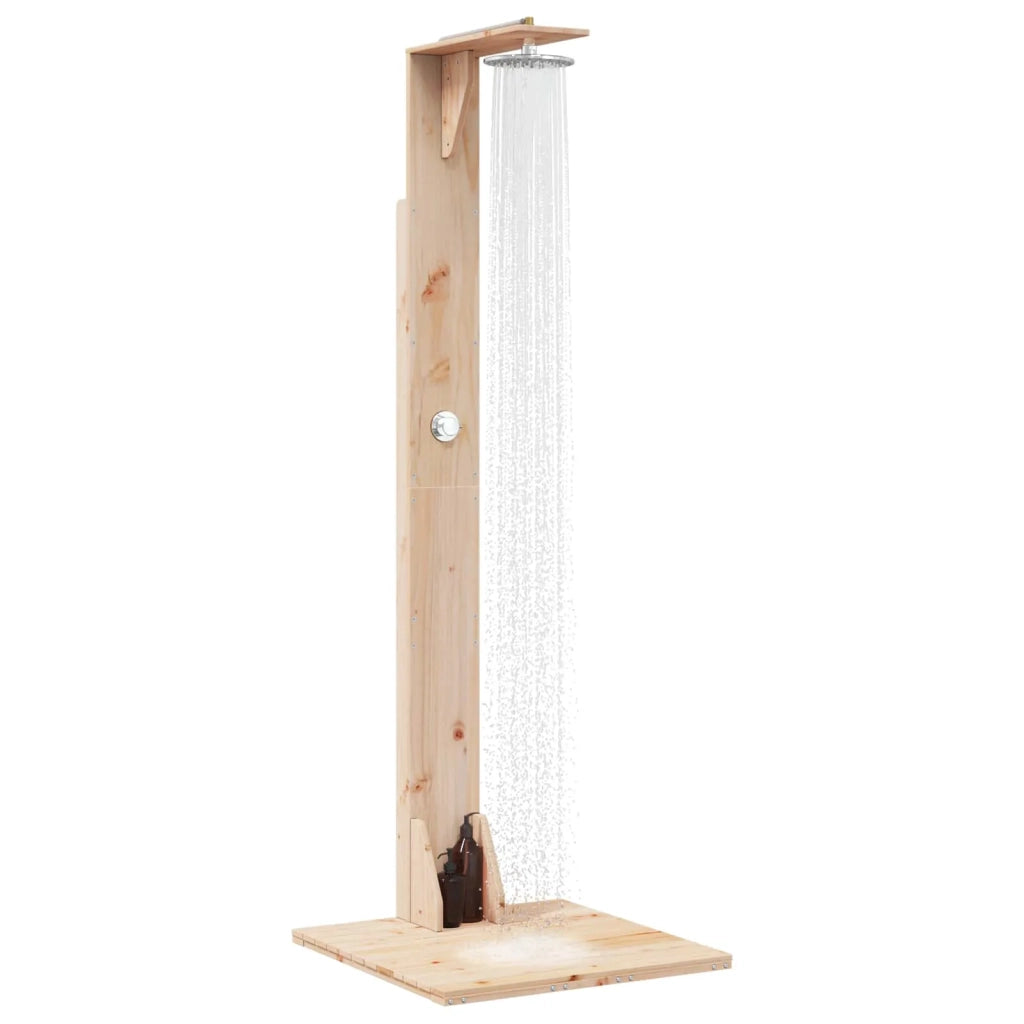 Doccia da esterno 214,5 cm Naturale 886344