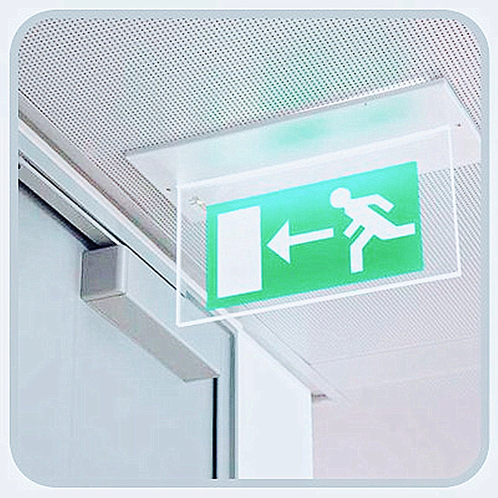Lampada led 3w per segnaletica di sicurezza 6500K
