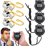 Tre pezzi orologio da corsa digitale timer - timer con grande display e fisarmonica - ideale per allenatori.