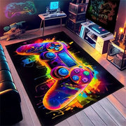 Tappeto per Grafitti 100x120 cm - Tappeto morbido antiscivolo per ragazzi, stanza dei ragazzi e gaming