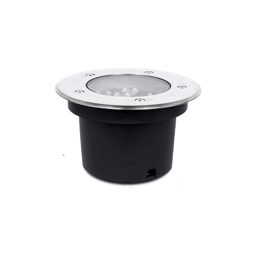 Trade Shop - Faretto Led Segnapassi Watt Giardino Ip65 Calpestabile Per Esterno Impermeabile - -bianco Freddo-12 Watt