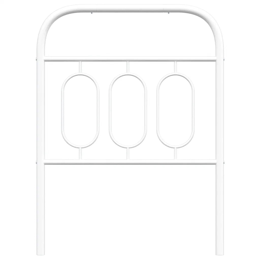 Testiera di Ricambio in Metallo Bianco 75 cm 377192