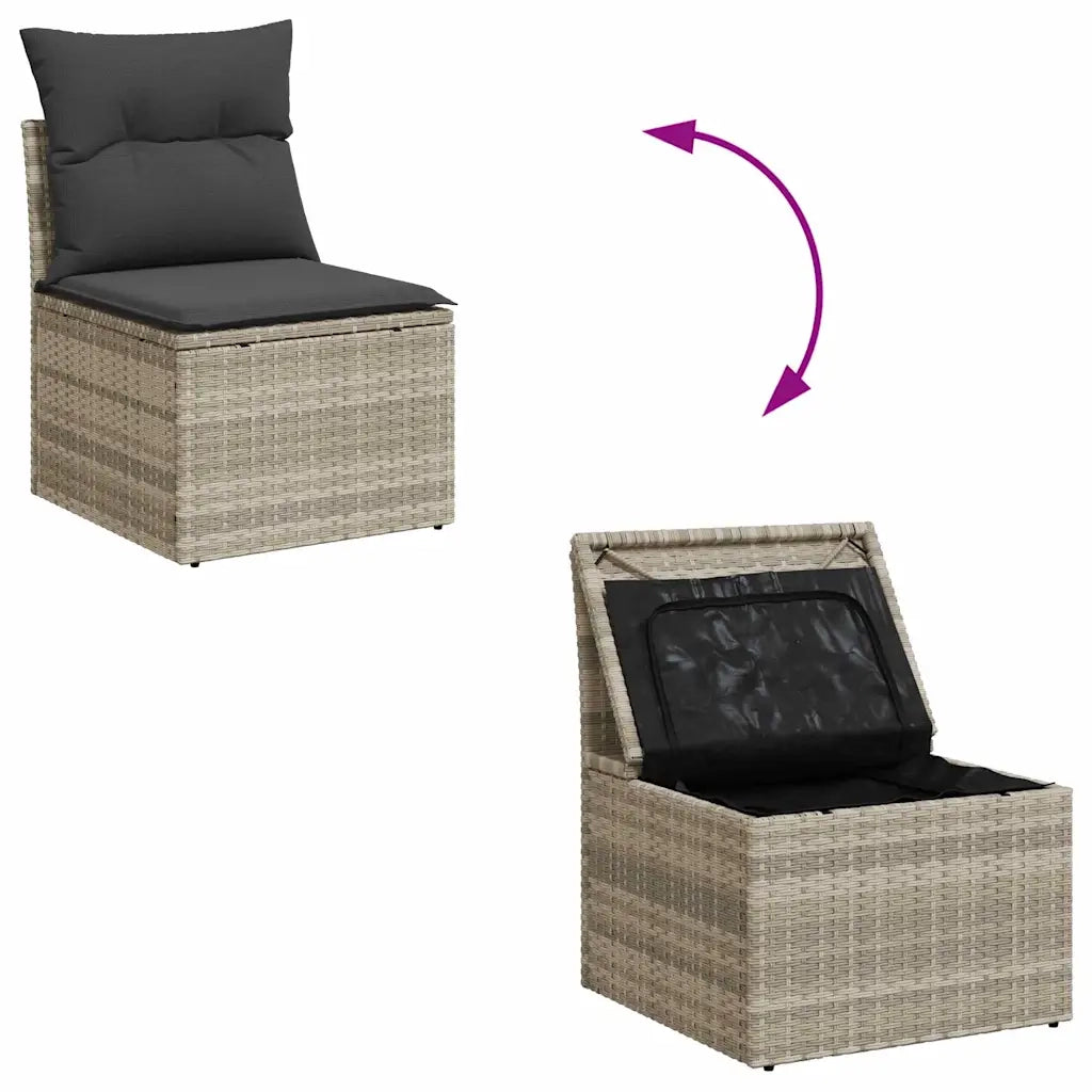 Set di divani con cuscino 6 pcs polyrattan 3360653