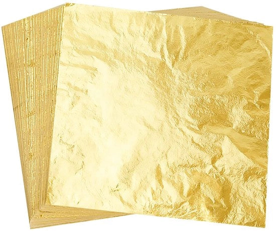 Decorazione con Finto Foglio d'Oro - 150 Fogli
