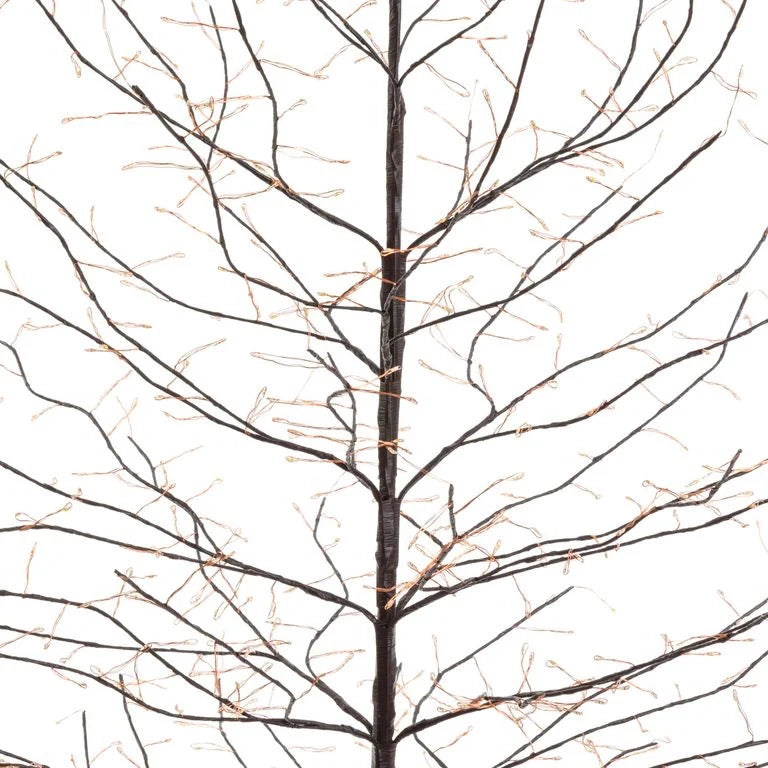 Albero luminoso Tiglio marrone 2 m, 1120 microled bianco caldo, uso interno