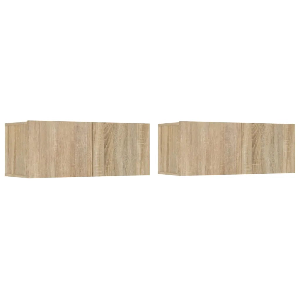 Set di Mobili Porta TV 5 pz Rovere Sonoma in Legno Multistrato 3114424
