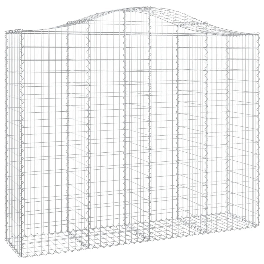 Cesti Gabbioni ad Arco 13 pz 200x50x160/180 cm Ferro Zincato 3145714