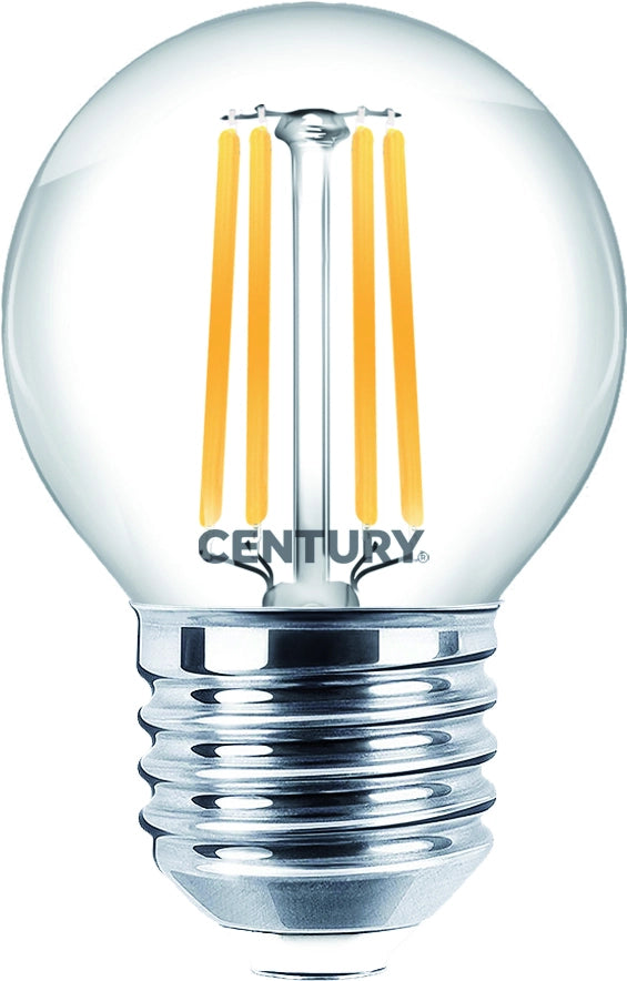 Century LAMPADA A FILAMENTO LED SFERA E27 Luce naturale  4 W - 470 lumen 10.00 pz