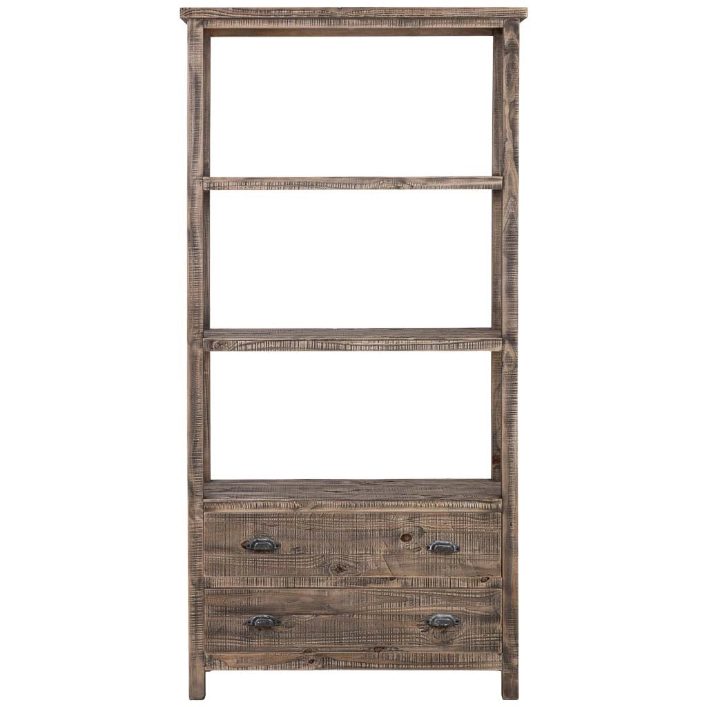 Libreria in legno marrone 99x38x201h cm