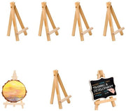 Mini seggi per dipinti in legno - Set da 5 pezzi per display
