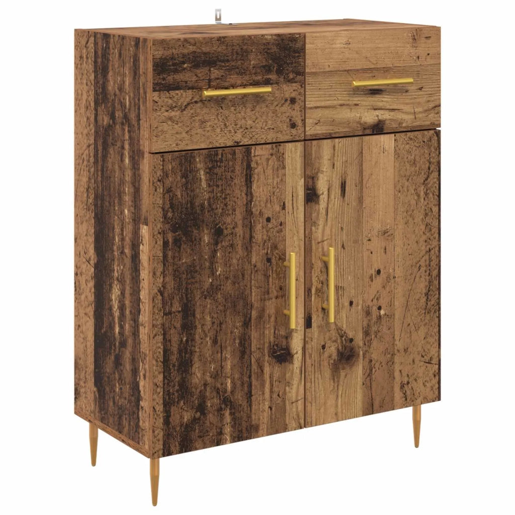 Credenza | Madia | Buffet da pranzo | Armadio da pranzo Legno vecchio 69,5 x 34 x 90 cm Legno multistrato