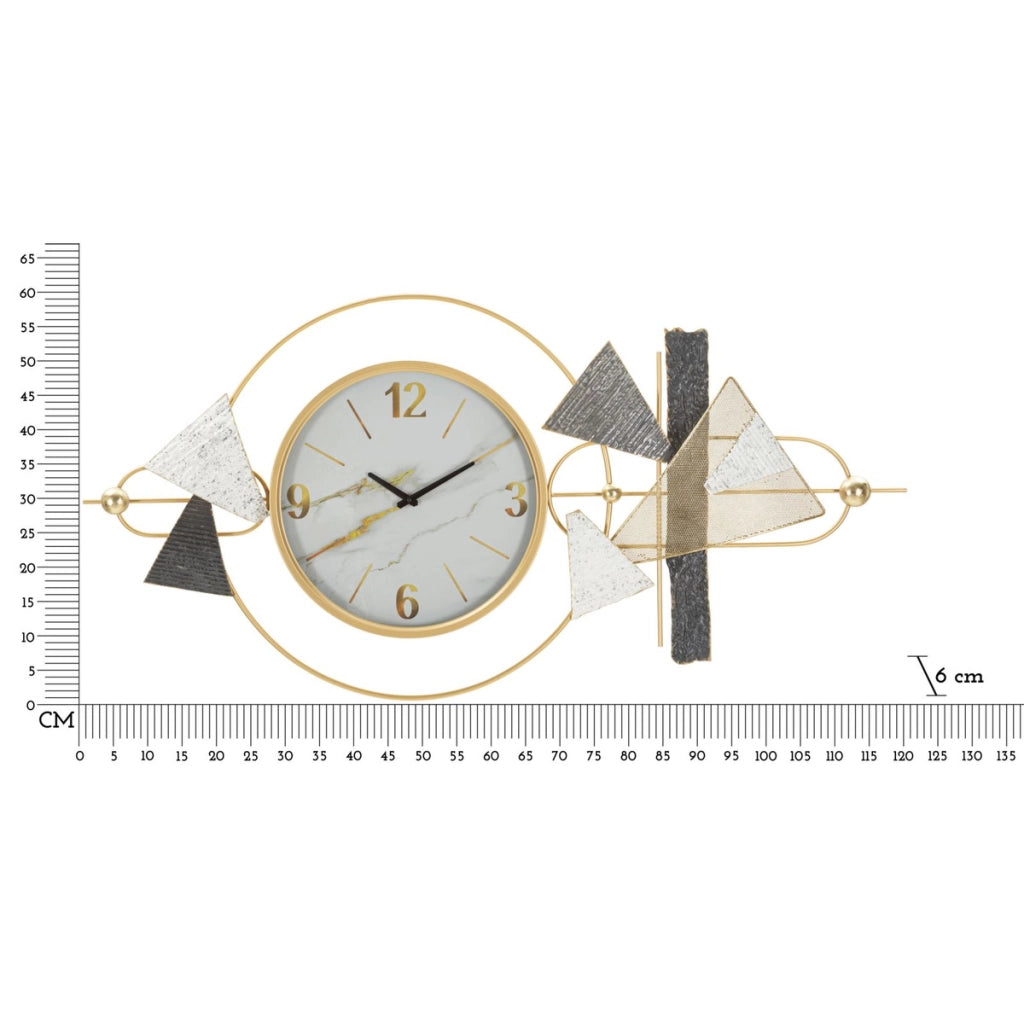 Orologio da Parete VKH765, Multicolore, Metallo, 120x6x60 cm