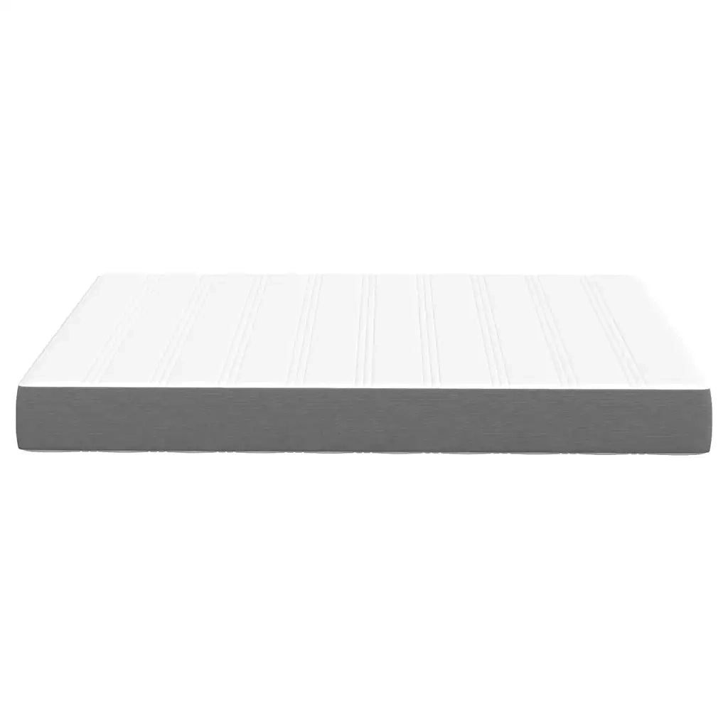 Materasso da Letto-Materasso per letto Grigio chiaro 160 x 200 cm Tessuto