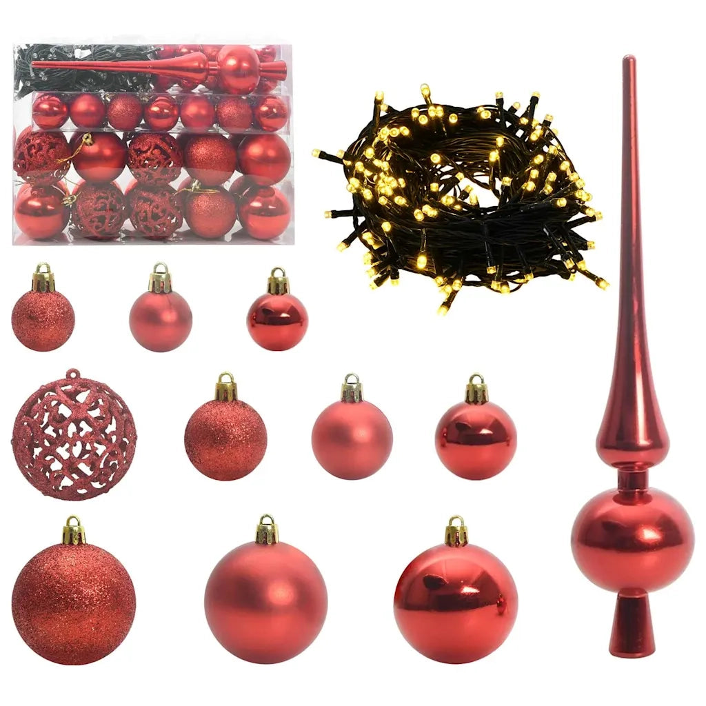 Albero di Natale Artificiale-Albero Natalizio con luci integrate Verde 120 cm 740715