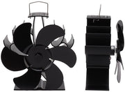 Ventilatore per camino a calore - 6 pale - costruito in lega di alluminio - silenzioso e efficiente