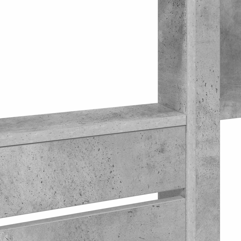 Letto a Castello per Bambini | Letto Infantile | Lettino Grigio cemento 80 x 200 cm