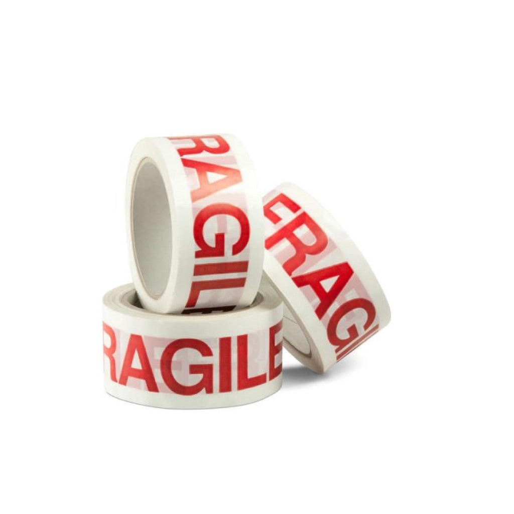 Nastro adesivo stampato Fragile 72pz imballaggio 50x66 pacchi spedizioni scatola