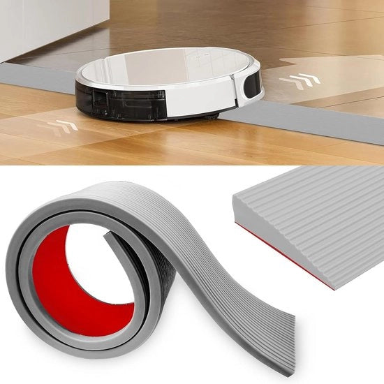 Piastra di accesso antiscivolo 200 x 8 x 3 cm - Helling con superficie autolivellante - Profilo di transizione - Helling per sedia a rotelle - Capacità di carico 800 kg