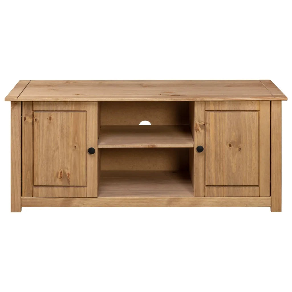 Moble TV-Credenza per TV 120x40x50 cm in Legno Massello di Pino Panama Range