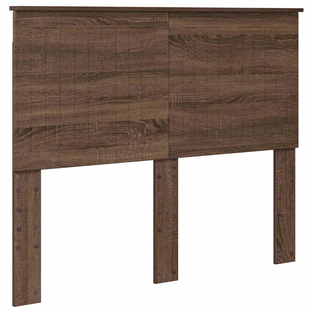 Testiera | Testata con Testiera | Testata Rovere Marrone 120 cm Legno multistrato