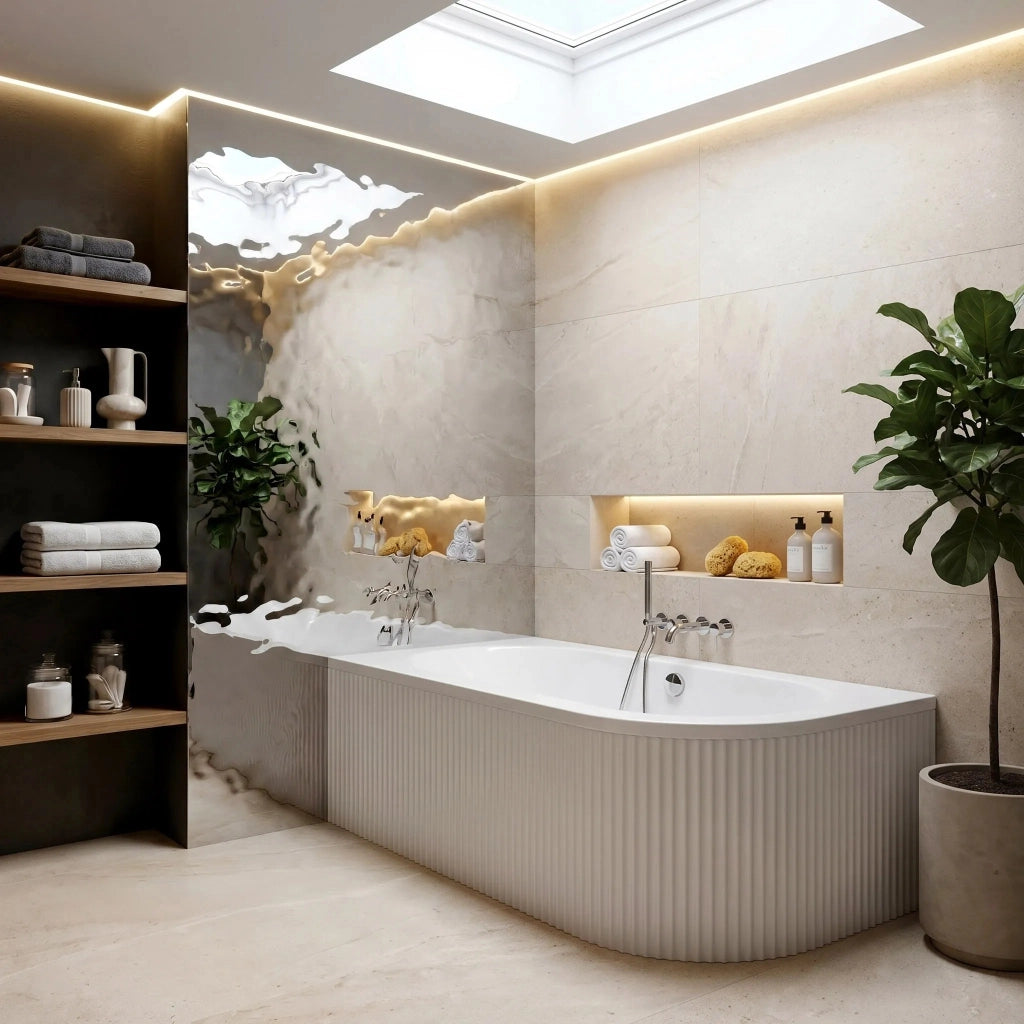 Vasca Bagno Rea Orion Stripe Left 170cm