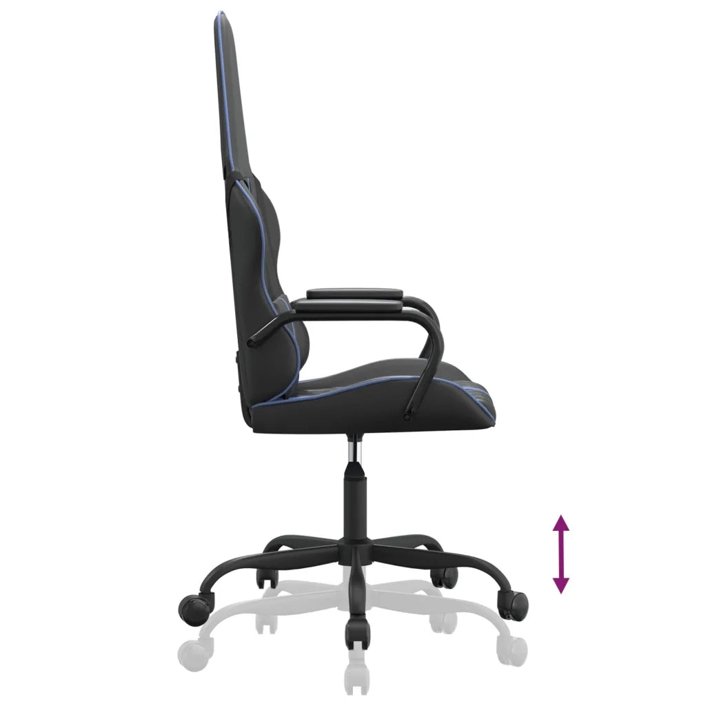 Sedia da Gaming | Sedia da e-sports Nera e Blu in Similpelle