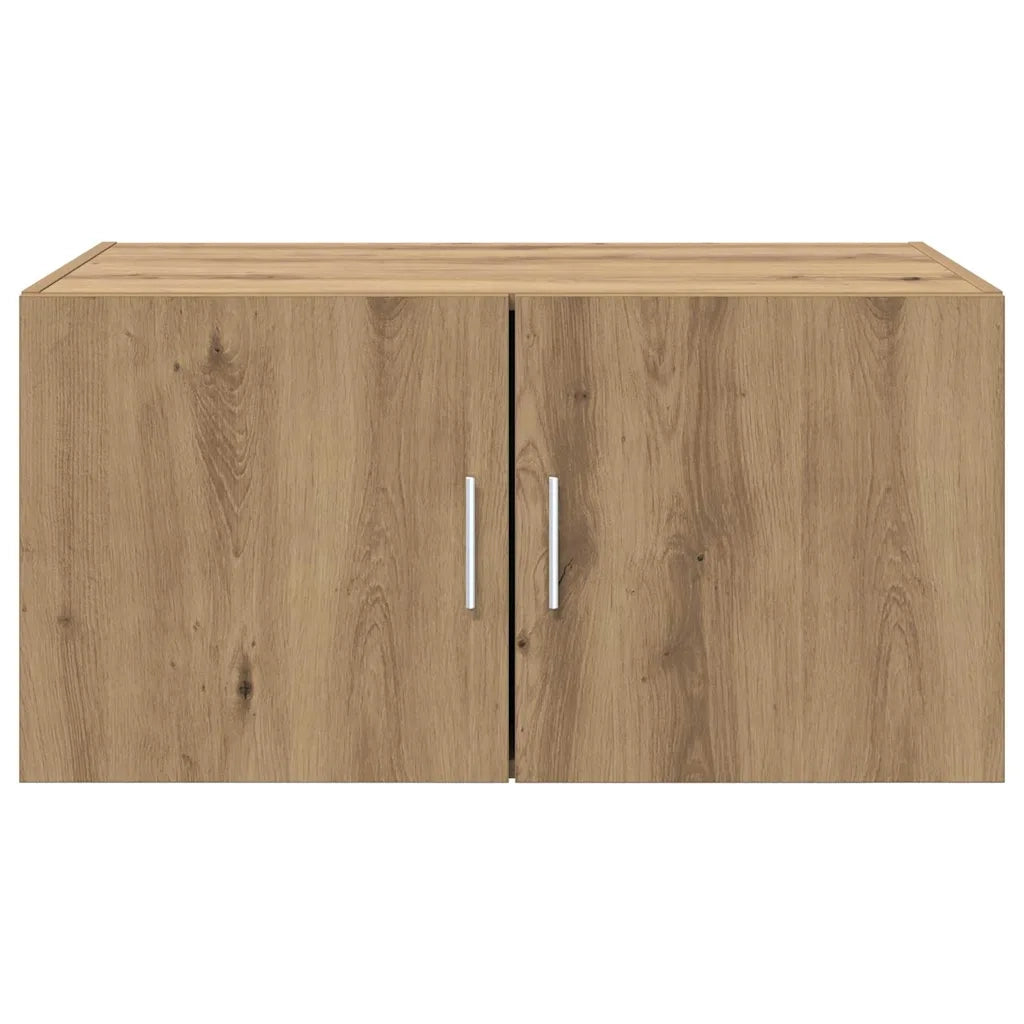 Armadietto a Muro | Mobile a Parete rovere artigianale 80 x 42.5 x 40 cm