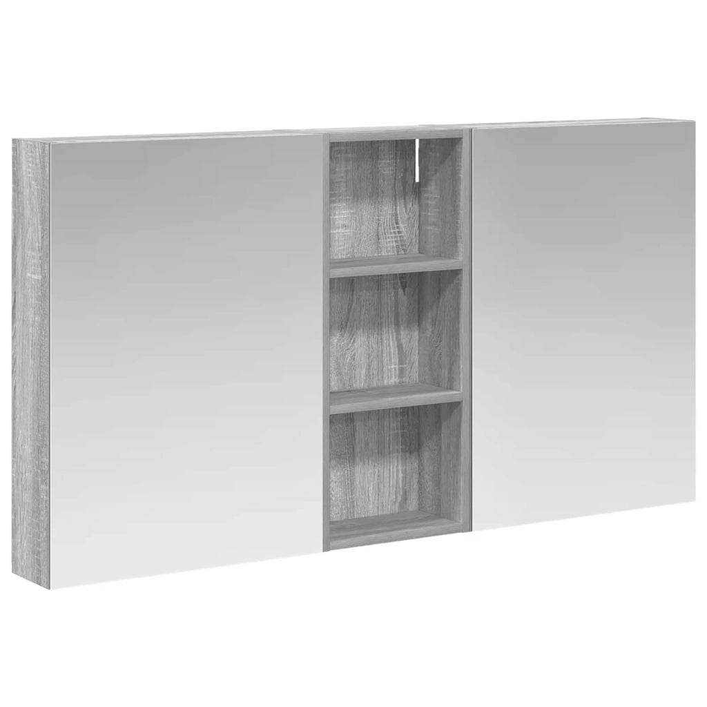 Set di Armadi da Bagno con lo scaffale 3 pcs 130 x 14,5 x 70 cm 3403765