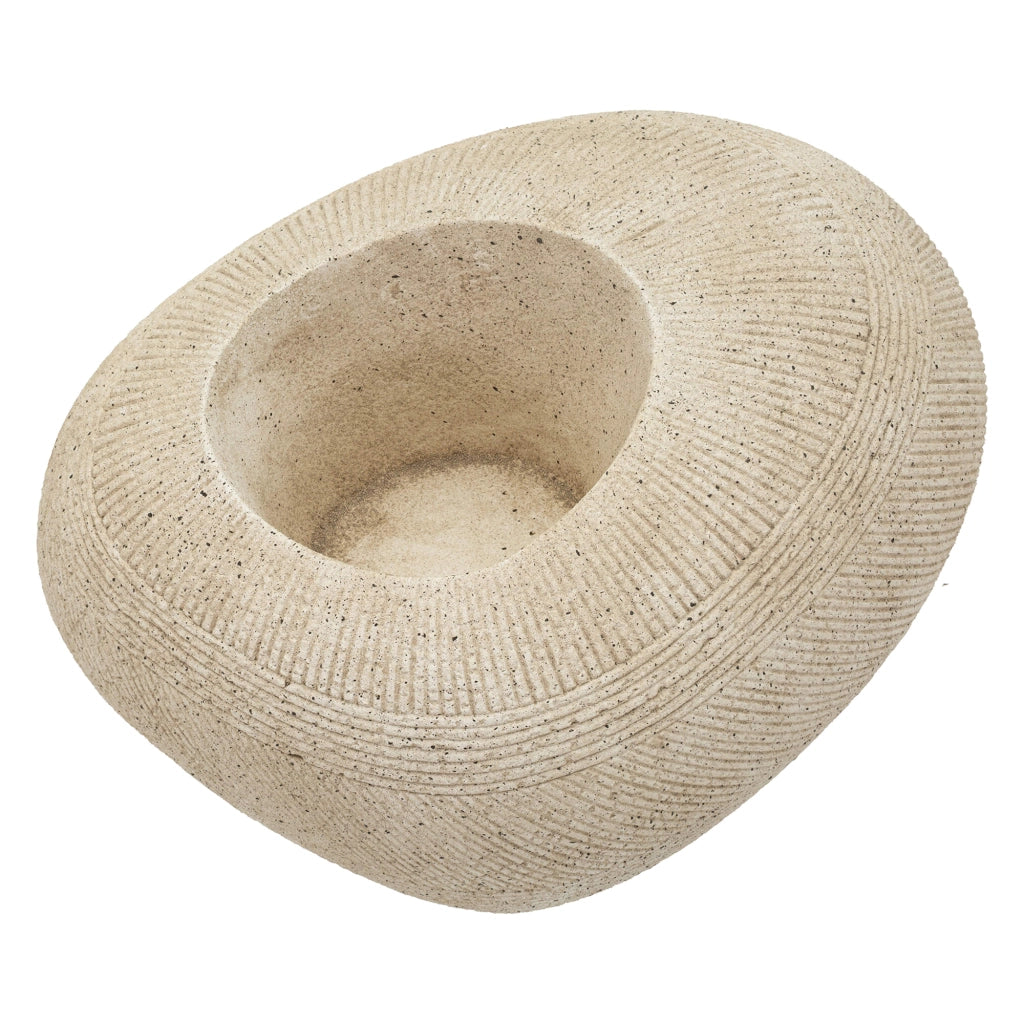 Gagameha, Vaso Finitura Effetto Marmo, Bianco Marmo