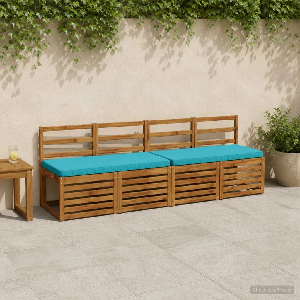 Cuscini per Panchina a 2 Pezzi VUGHT 2 pz 100% Poliestere 951919