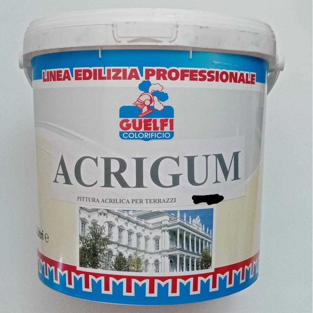 Acrigum 20kg rossa guaina liquida isolante pittura acrilica per terrazzi