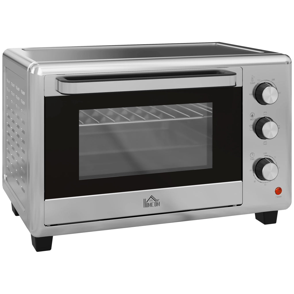 Forno Elettrico 30L ¨C zephmum ¨C Argento 1600W Timer 3 Funzioni