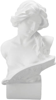 Statua di Dea Greca - Design Vintage - Fatto a Mano - Resina Sintetica - Leggero - 11,7x6,8x4,9 pollici - Scultura