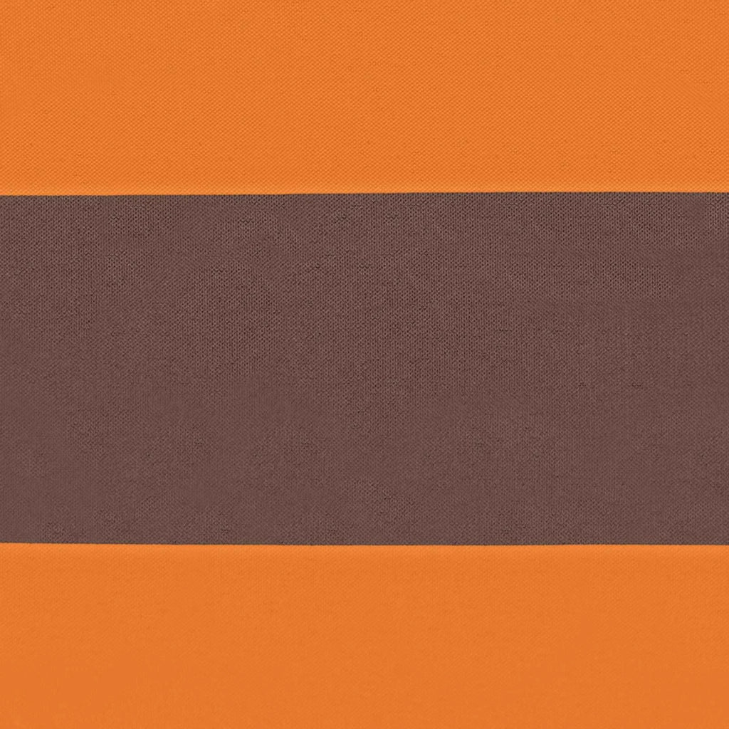 Schermo da balcone-Pannello per balcone Arancione e Marrone 110 x 800 cm