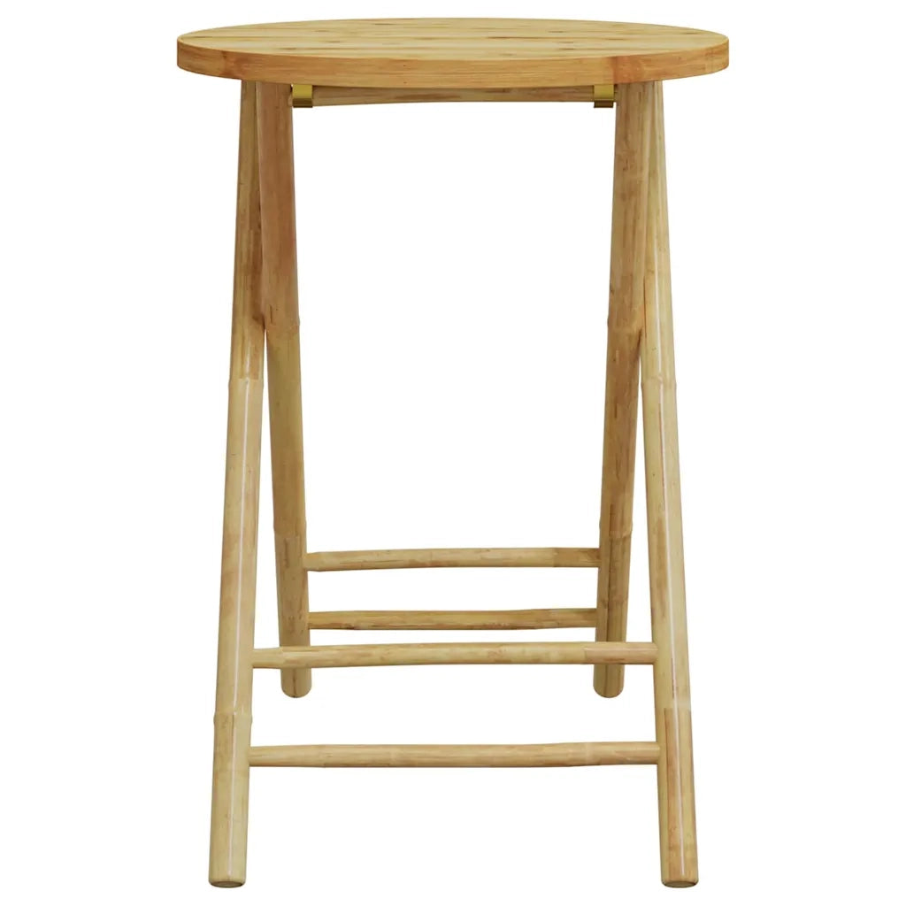 Set da Bistrot Pieghevole 3pz | Set Salotto da Giardino con Cuscini Grigio Scuro Bamb¨´