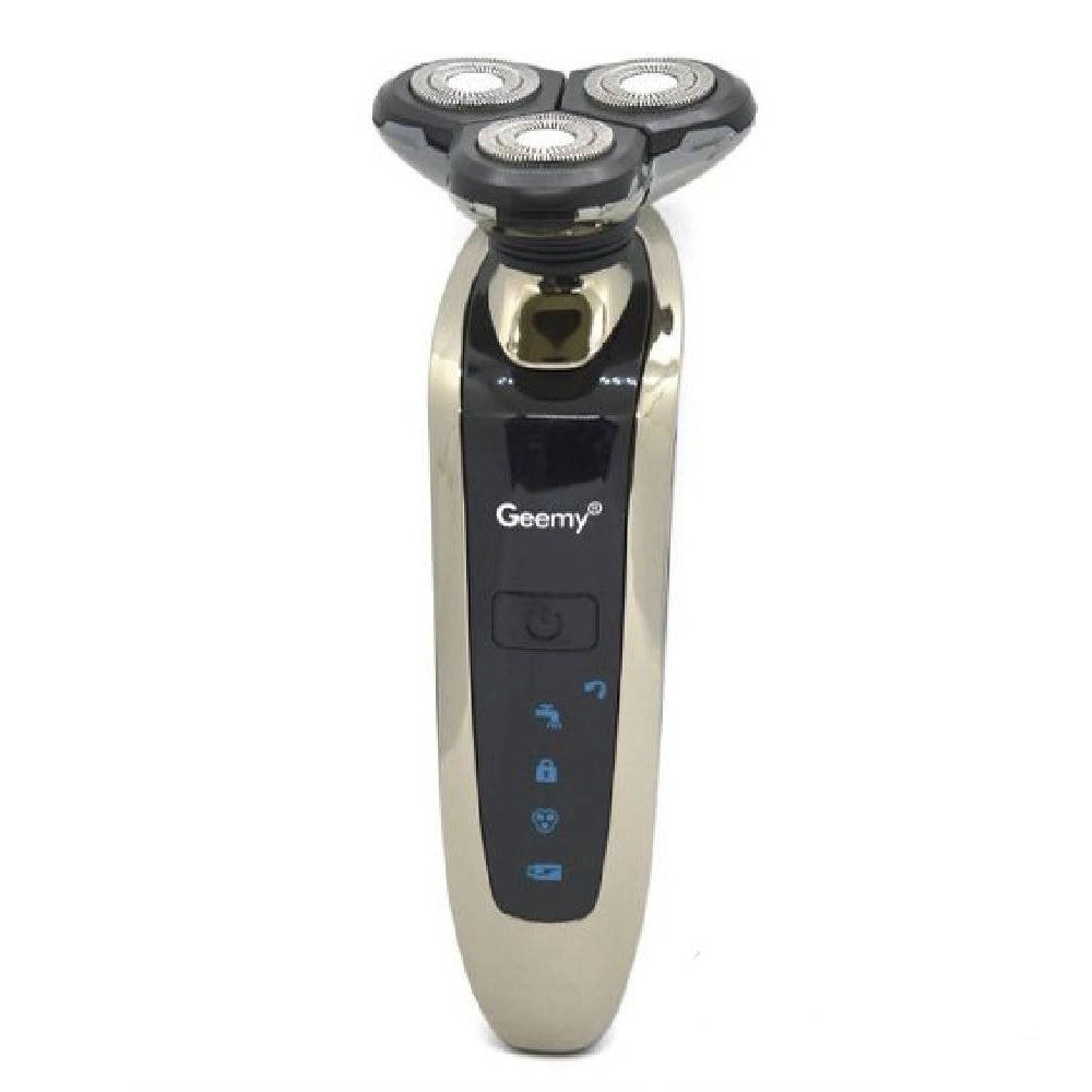 Trade Shop - Rasoio Ricaricabile Elettrico Professionale Barba A 3 Testine Flottanti Gm-7760 -