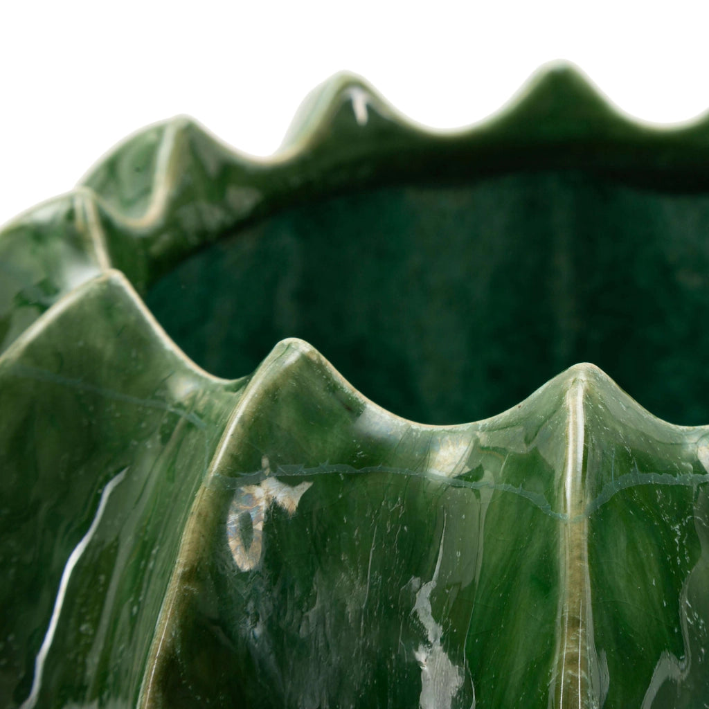 Batase, Vaso Disegno con Cactus, Verde