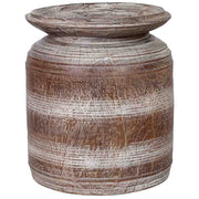 Vasi in legno marrone 26x26x31h cm