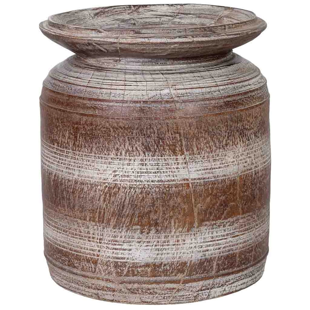 Vasi in legno marrone 26x26x31h cm