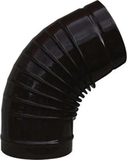 GOMITO SMALTATO 45  ° 'CLASSIC'  EE ? 150 mm - Col. nero - SAVE