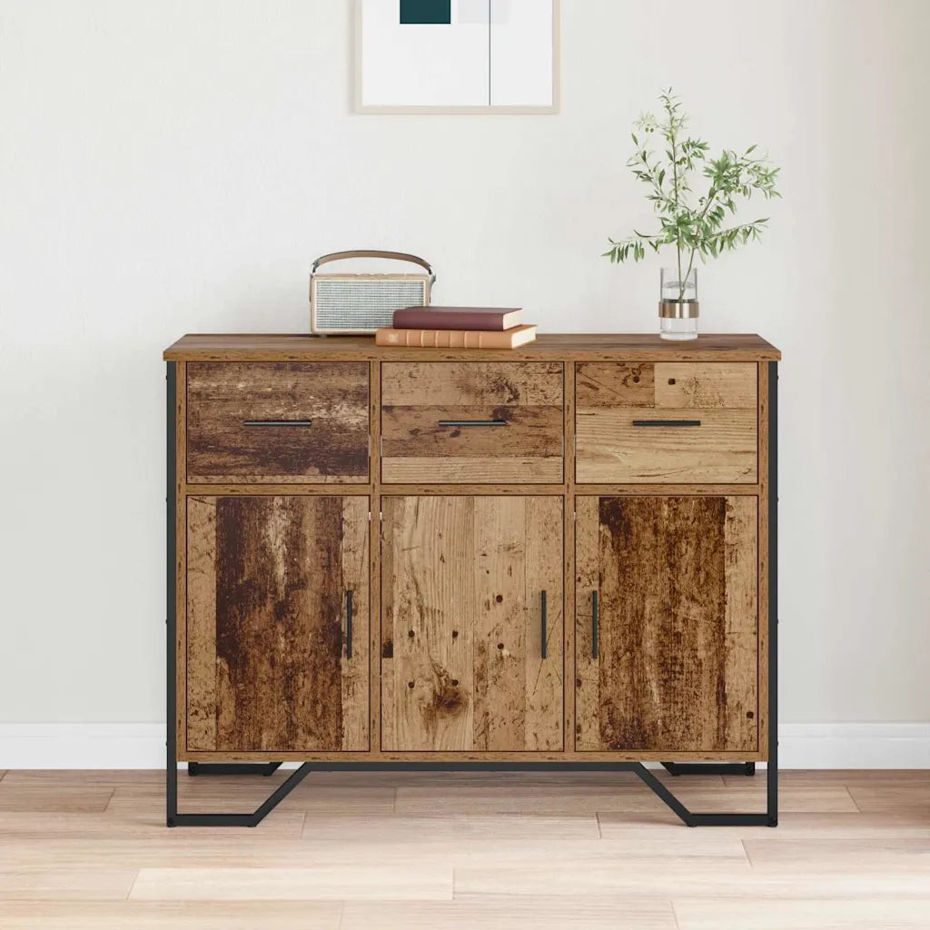 Credenza con cassetto Legno vecchio 97 x 32,5 x 74,5 cm 868776