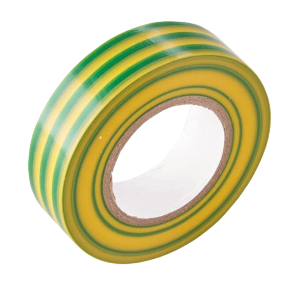 Nastro isolante in pvc autoestinguente raytech per impianti elettrici e cablaggi *** colore giallo/verde, dimensioni ...