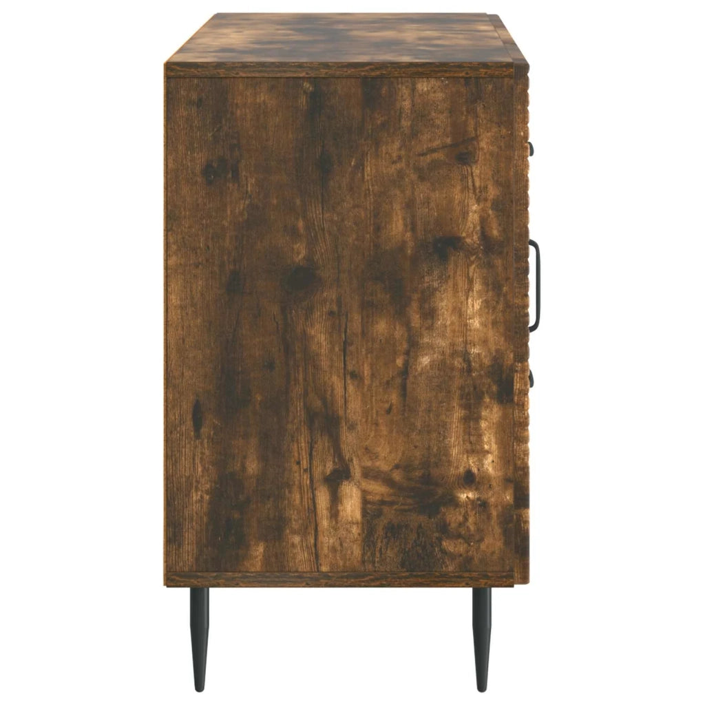 Credenza | Madia | Buffet da pranzo | Armadio da pranzo Rovere Fumo 89 x 34,5 x 60 cm Legno ingegnerizzato