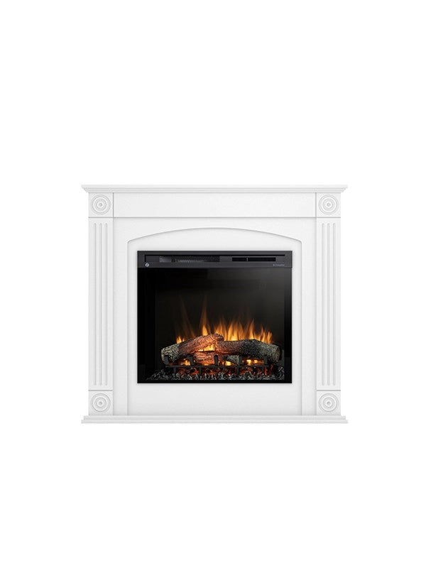 Caminetto Elettrico Da Pavimento A Libera Installazione A LED - Bianco opaco 28"- 120x107,5x29 - ATRATO