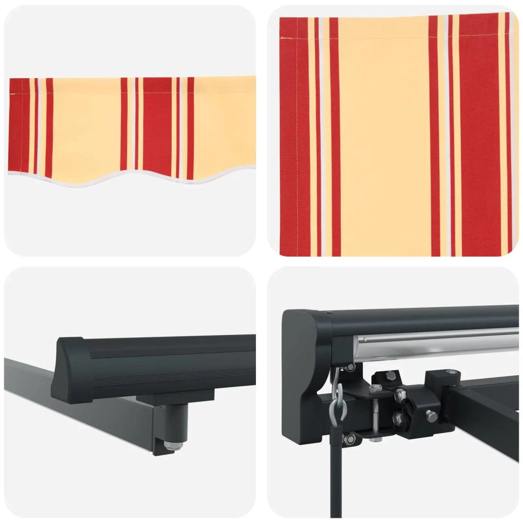 Cornice per Tenda Manuale con LED 3 x 2,5 m 3420808