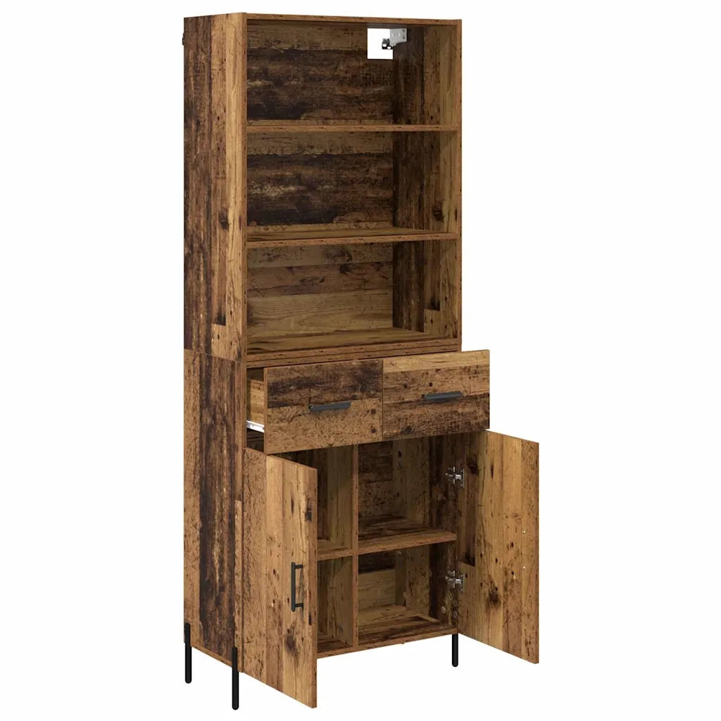 Credenza Legno vecchio 69,5 x 32,5 x 180 cm Legno multistrato 3415645