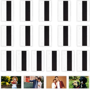 Lista di Supporto per Foto Inseribile - Magnetico per Frigorifero - Vetrino Acrilico Trasparente - Piccoli Scatti - 20 Pacchi - Adatto per Famiglia e Amici